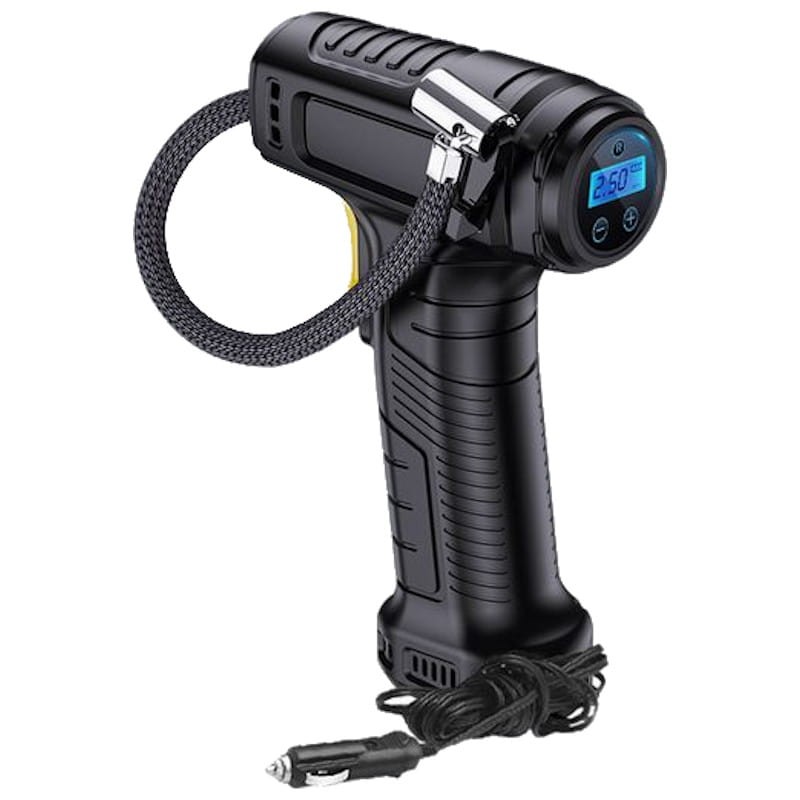 Compresor de Aire para Coche 120W con cable y pantalla LED