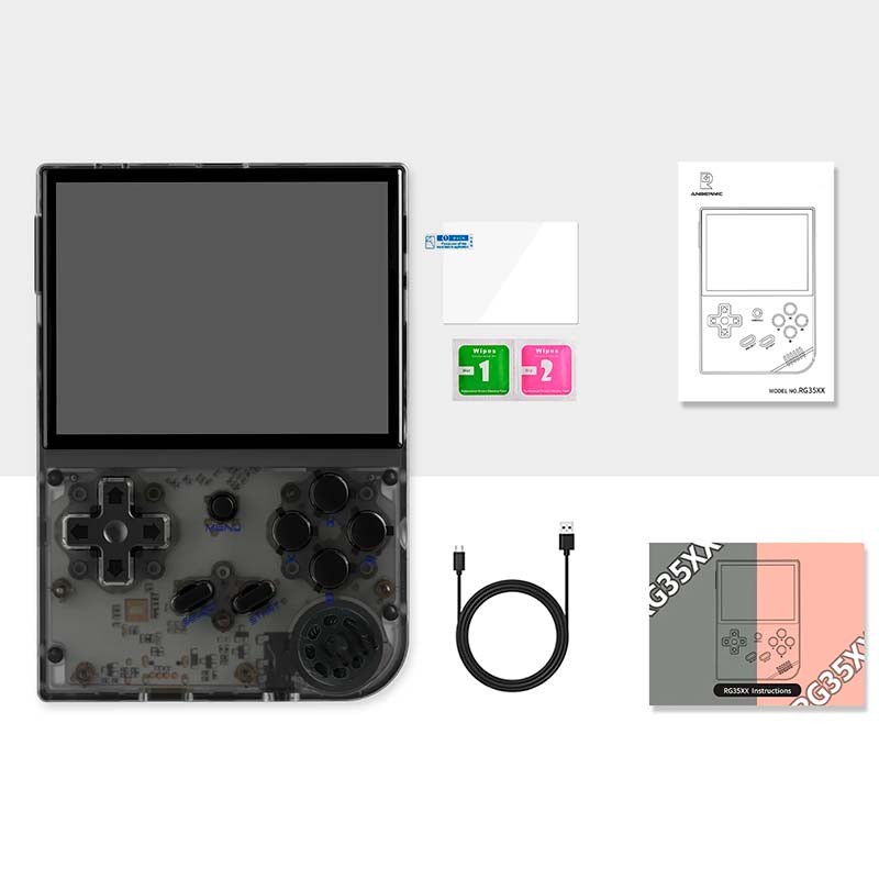 Console Portable Rétro Anbernic RG35XX 2024 64Go Noir Transparent - Ítem3
