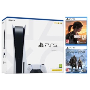 Console PS5 Châssis C + God of War Ragnarök + The Last of Us Part I