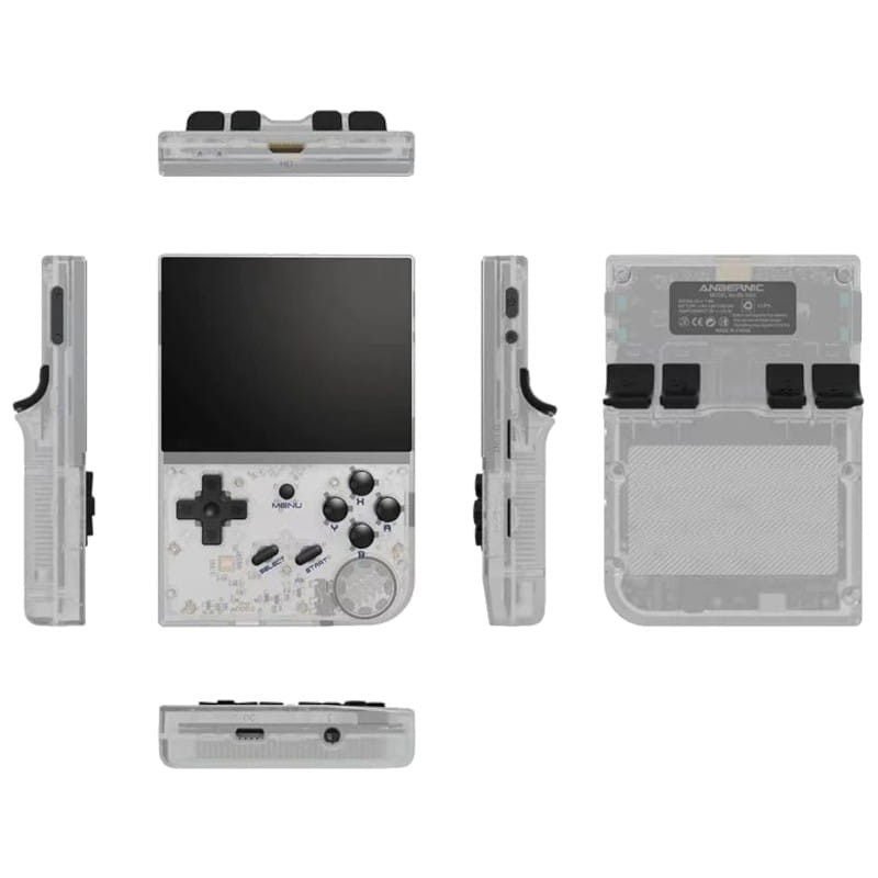 Console Portable Rétro Anbernic RG35XX 2024 64Go Blanc Transparent - Ítem1