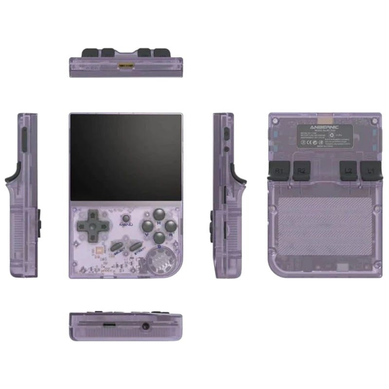 Console Portable Rétro Anbernic RG35XX 2024 64Go Violet Transparent - Ítem1