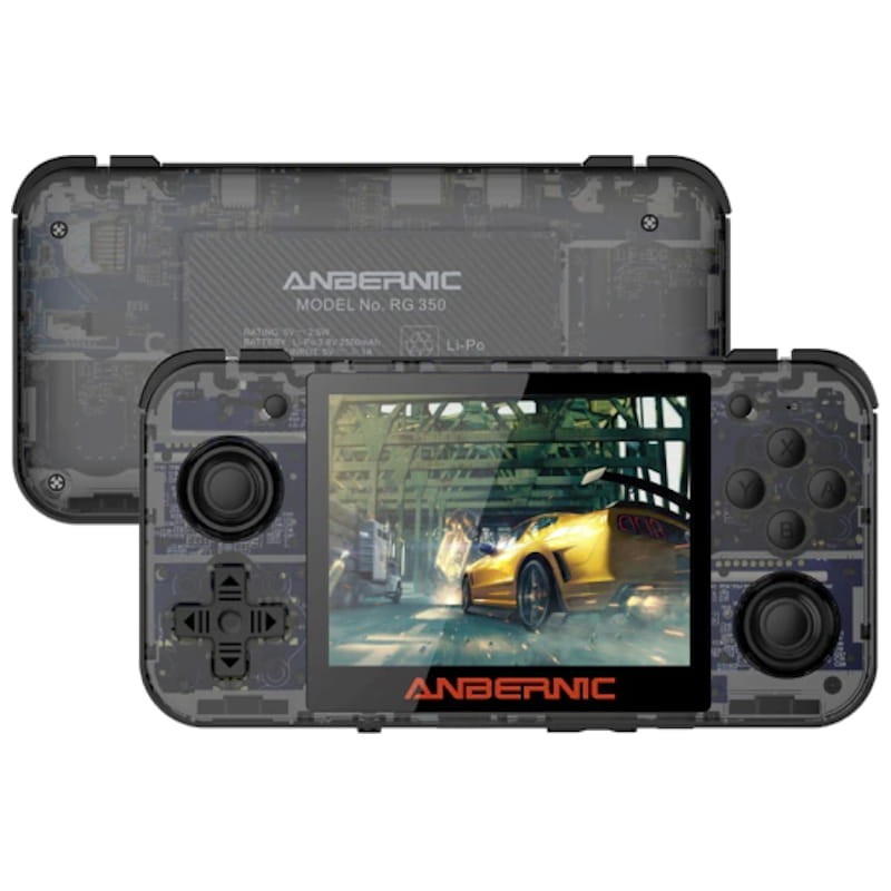 Consola Retro Portátil Anbernic RG350 16GB Negro Transparente - Desprecintado - Ítem