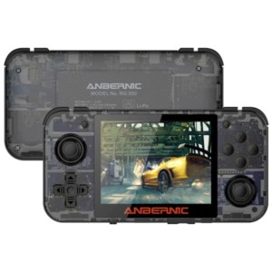 Portable Retro Console Anbernic RG350 16GB Black Transparent - Unsealed