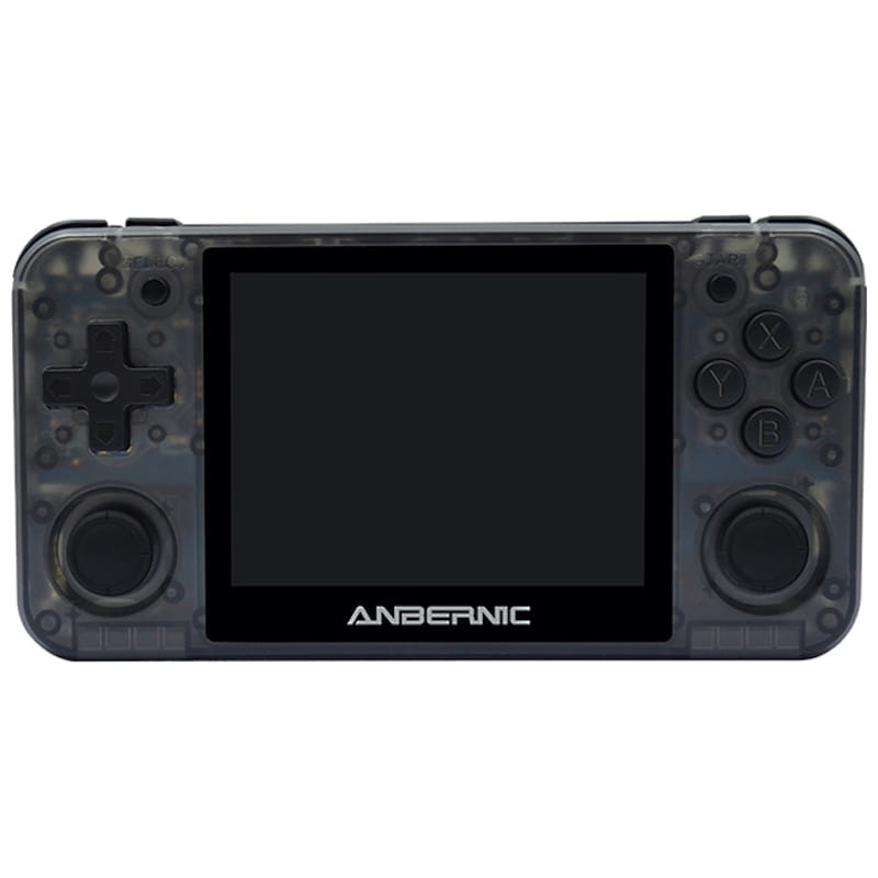 Console Rétro Portable Anbernic RG350P 16Go Transparent Noir