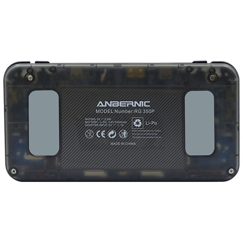Consola Retro Portátil Anbernic RG350P 16GB Preto Transparente - Item1