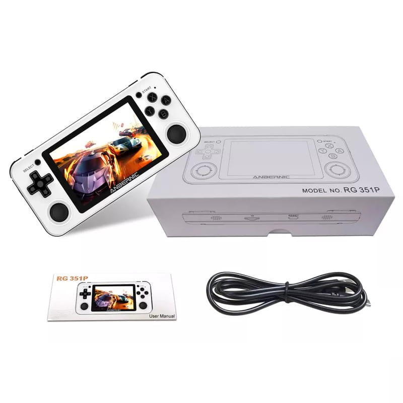 Console Rétro Portable Anbernic RG351P 64Go Blanche - Ítem4