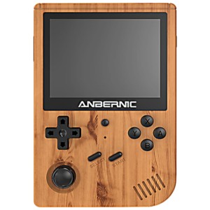 carte TF intégrée 128 Go consoles portables Couleur bois Anbernic RG351V Arcade Console de jeu portable rétro WiFi Console de jeu avec 10000 jeux classiques 