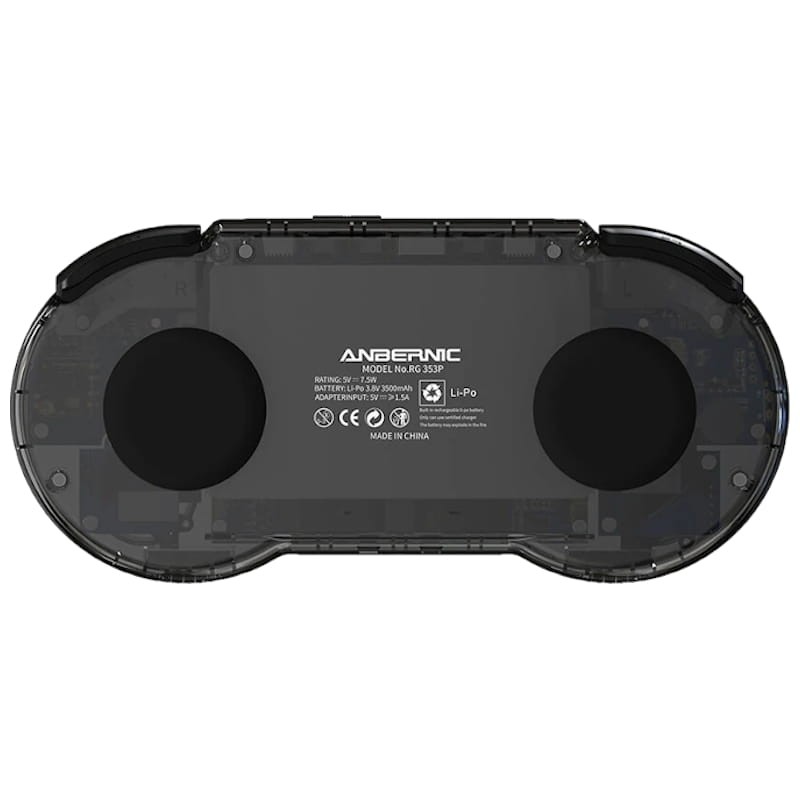 Consola Retro Portátil Anbernic RG353P 16GB Transparente Negro - Ítem1