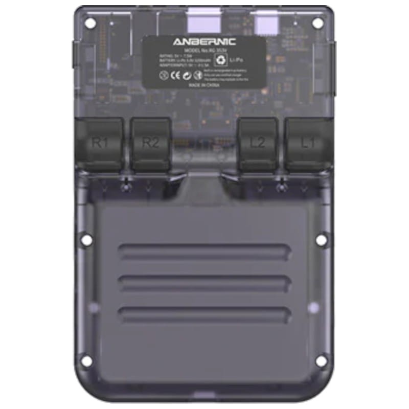 Consola Retro Portátil Anbernic RG353V 16GB + 256GB Púrpura Transparente - Ítem1