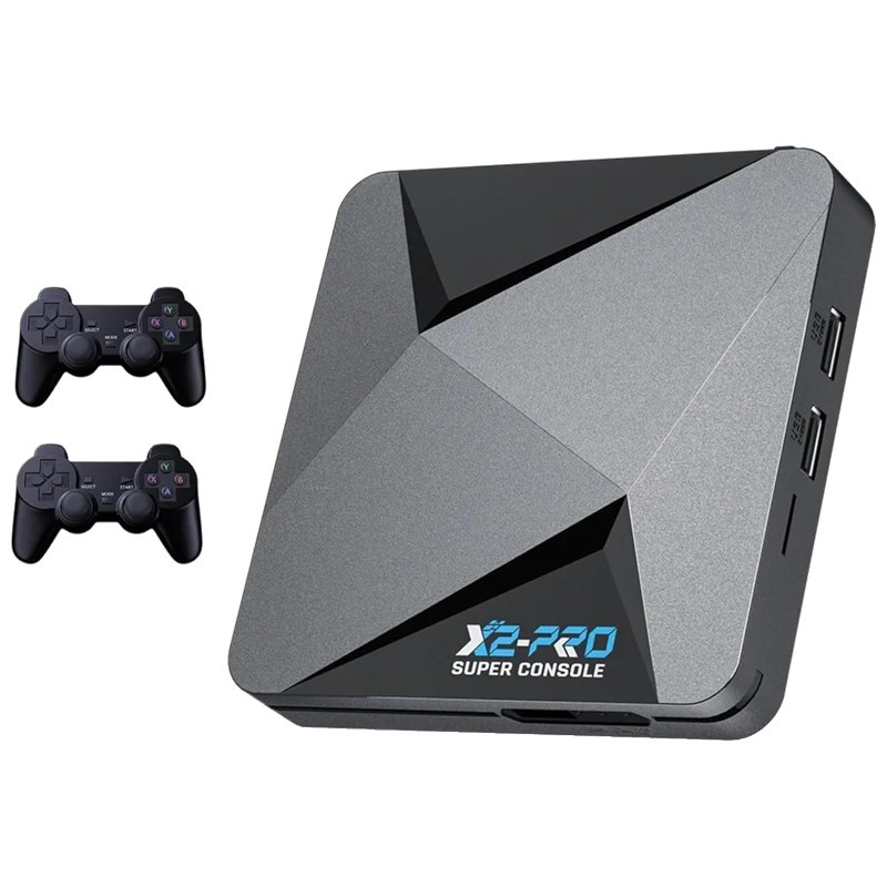 Super Console X2 Pro 2GB/8GB Triple OS + Cartão de 128GB - Consola Retro - Item