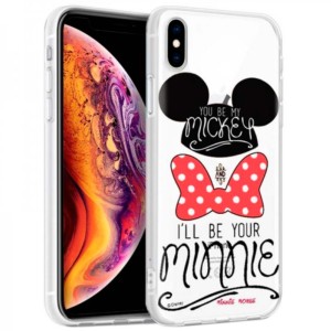 Capa de silicone com print Minnie de Cool para iPhone XS Max