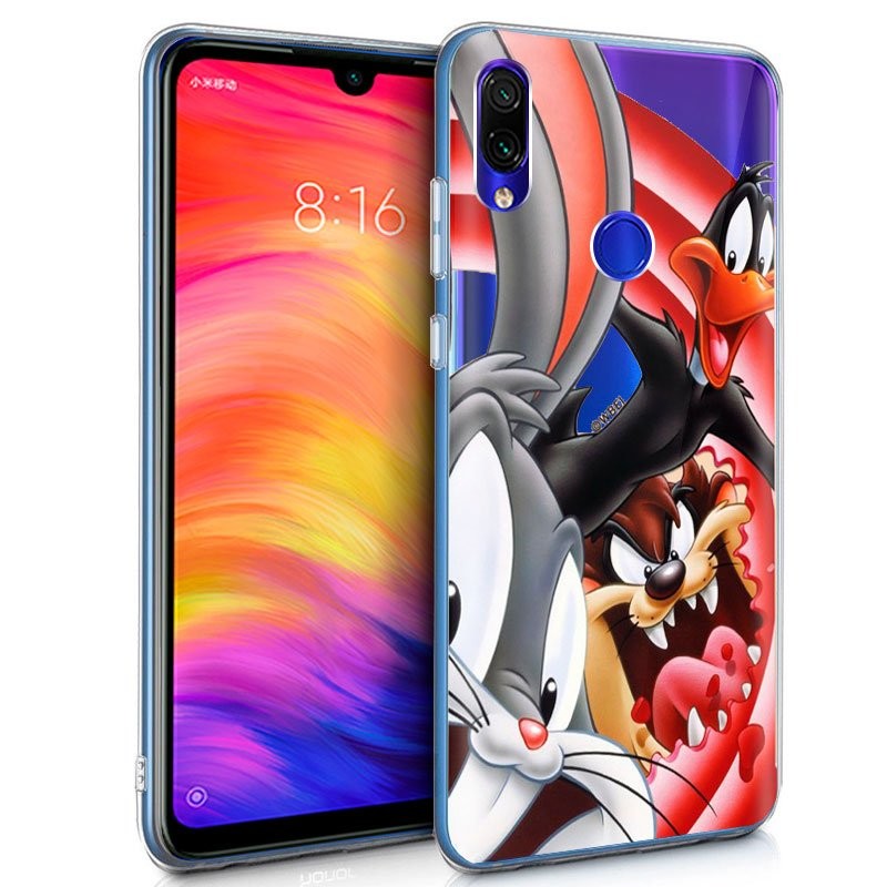 Funda de silicona con print Looney Tunes de Cool para Xiaomi Redmi Note 7 - Ítem