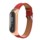 Cool Pulseira Xiaomi Mi Band 3 Couro Vermelho + Estrutura de Metal - Item1