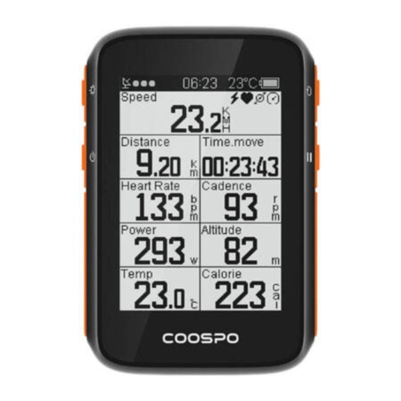 Coospo BC200 GPS+ GLONASS+BeiDou BLE+ANT+ Negro - Ciclocomputador - Ítem