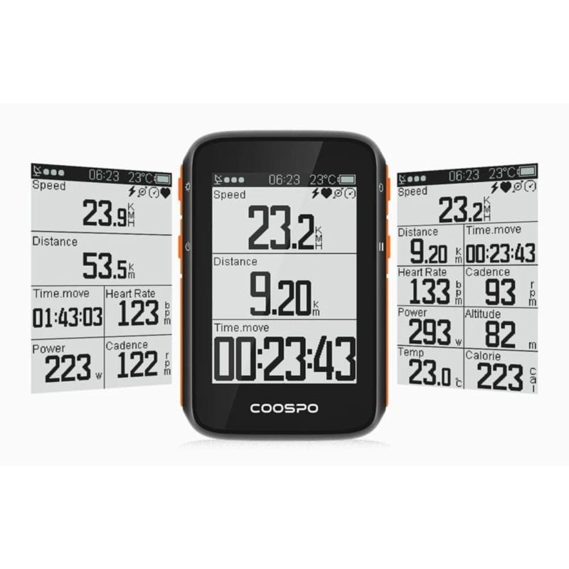 Coospo BC200 GPS+ GLONASS+BeiDou BLE+ANT+ Negro - Ciclocomputador - Ítem6