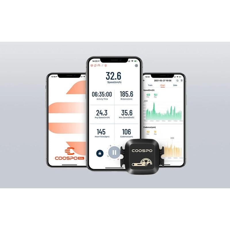 Coospo BK467 BLE/ANT+ Preto - Sensor de cadência e velocidade - Item9