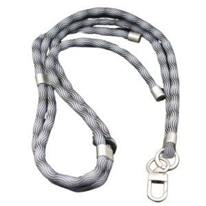 Cordon pour Téléphone Portable Noir et Blanc - Universel avec Carte pour Toutes les Coques