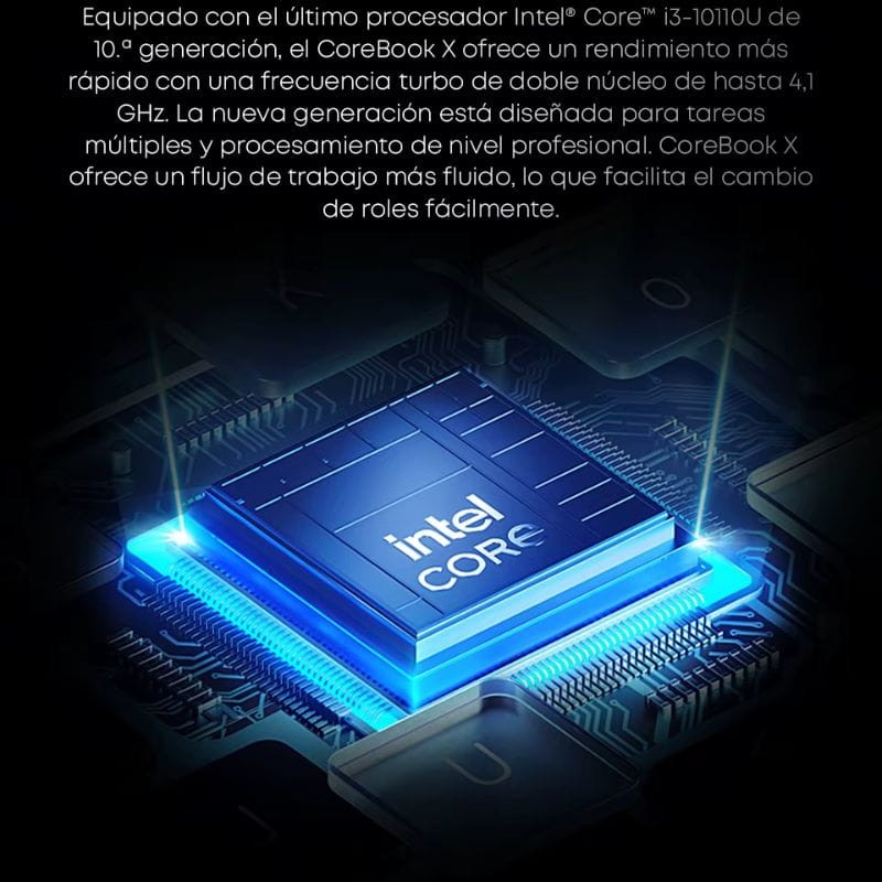Chuwi CoreBook X Intel Core i3-1220P/16GB DDR4/512GB SSD/14 /W11 Home Cinzento - Portátil - Item4