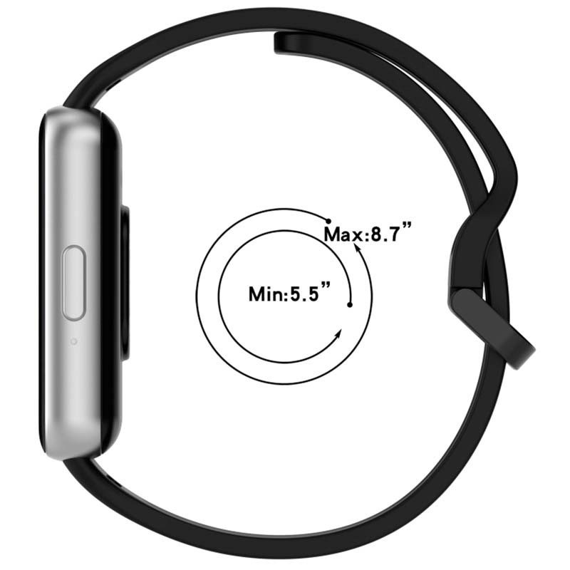 Correa de silicona blanca para Samsung Galaxy Fit 3 - Ítem3