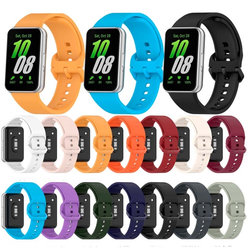 Correa de silicona blanca para Samsung Galaxy Fit 3 - Ítem5