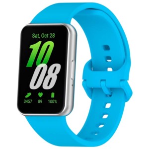 Pulseira de silicone azul claro para Samsung Galaxy Fit 3