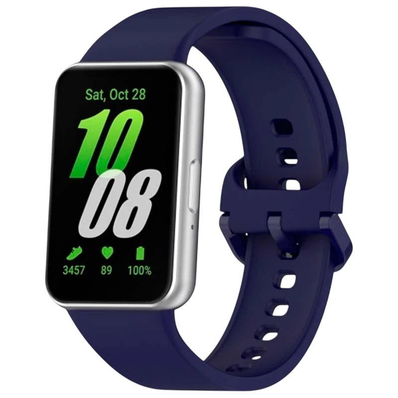 Bracelet en silicone bleu foncé pour Samsung Galaxy Fit 3 - Ítem