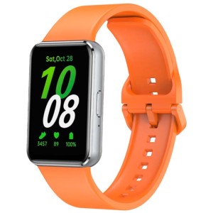 Pulseira de silicone laranja para Samsung Galaxy Fit 3