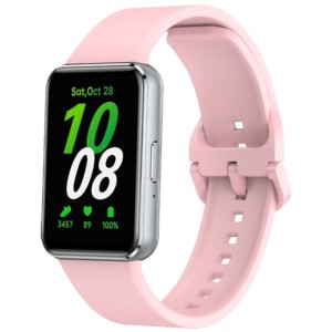 Pulseira de silicone rosa para Samsung Galaxy Fit 3