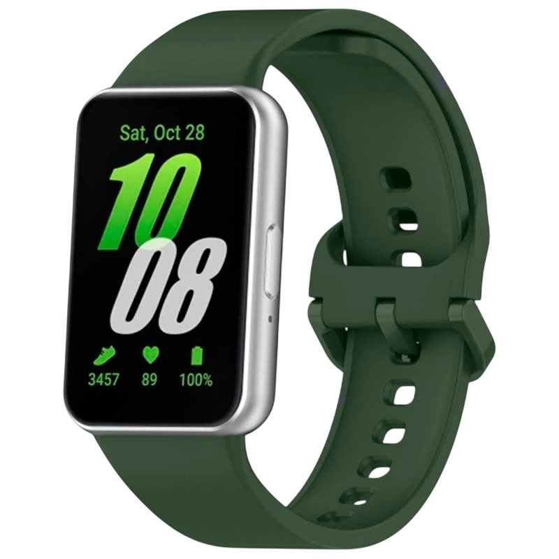Bracelet en silicone vert foncé pour Samsung Galaxy Fit 3 - Ítem