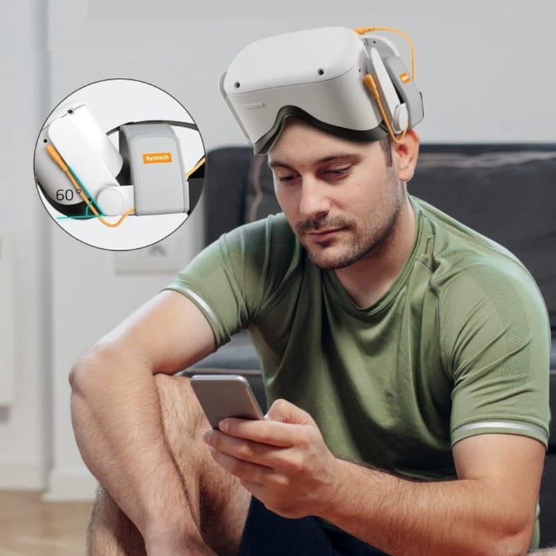 Correa con Batería 10.000mAh para Meta Quest 3 SyntechVR Blanco - Ítem7