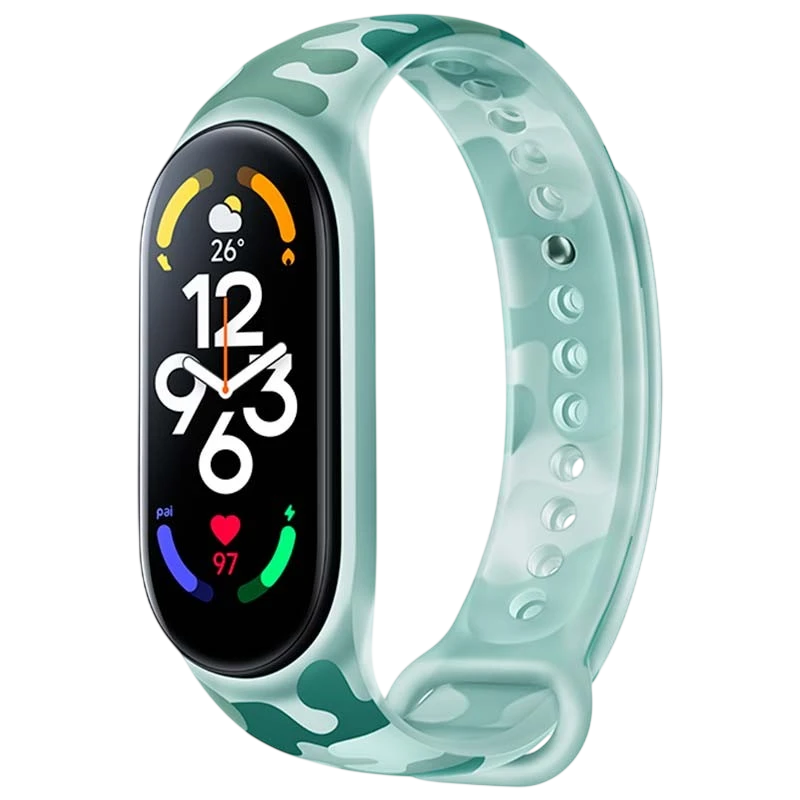 Correa Camuflaje Original para Xiaomi Smart Band 7 Verde - Ítem