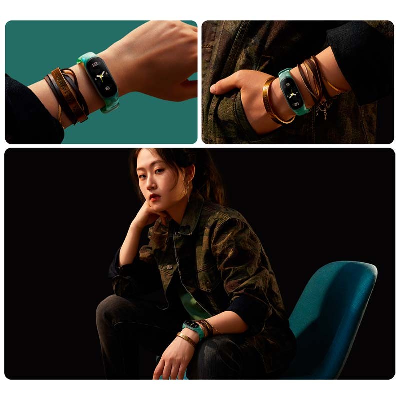 Bracelet Camouflage Original Xiaomi Smart Band 7 Vert - Ítem1