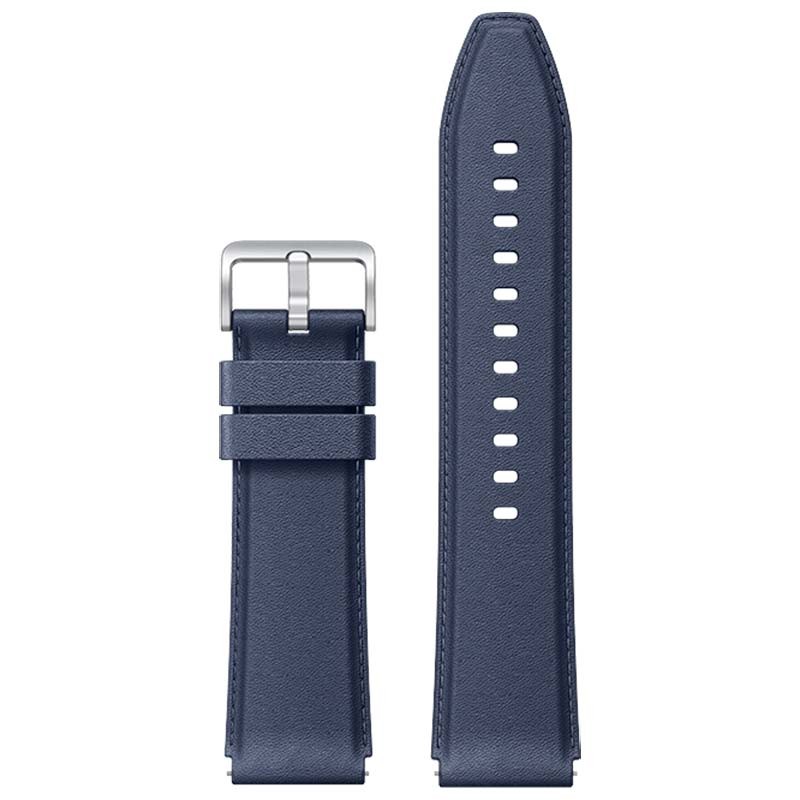 Correa de Cuero Original para Xiaomi Watch S1 Azul