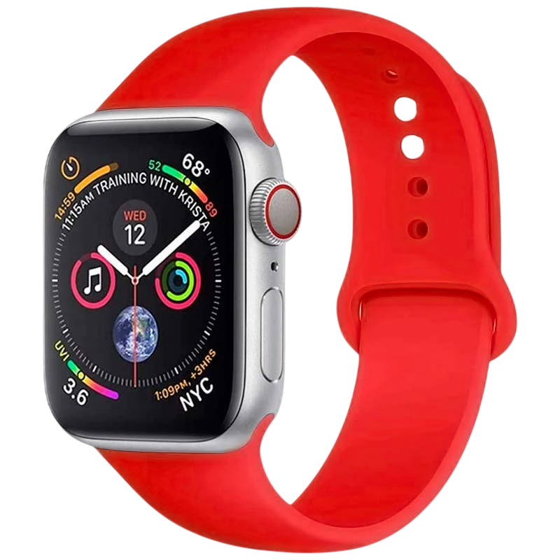 Bracelet en Silicone Apple Watch 42/44/45/49mm - Ítem