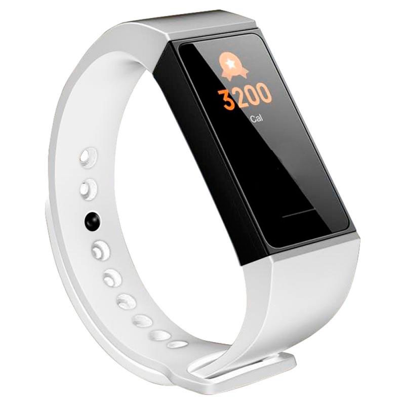 Correa de cuentas trenzadas perlas de ópalo para Xiaomi Mi Band 4/3 -  blanco