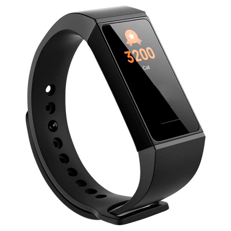 MiPhee Paquete de 2 correas de silicona para Mi Band 4/3 Xiaomi Smartwatch  Correa de repuesto, color negro