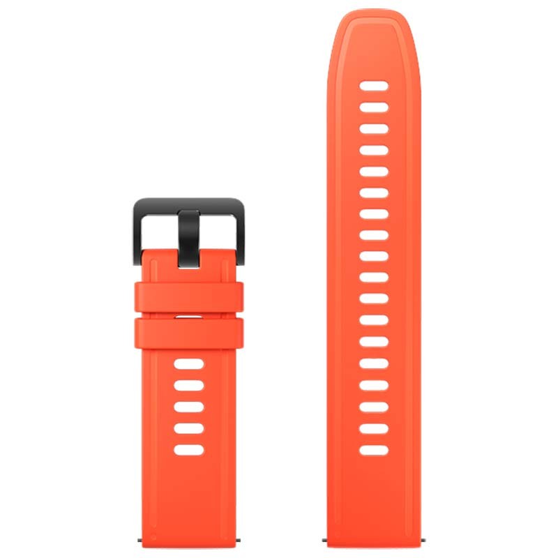 Correa para el Xiaomi Watch S1 Active / Watch Color 2 46mm, de Silicona  Texturizada y Ajustable - coral - Spain