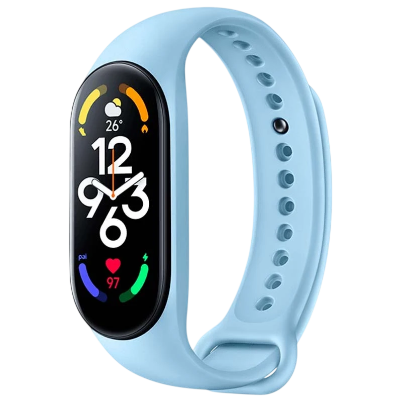 Bracelet en Silicone Original Xiaomi Smart Band 7 Bleu - Ítem