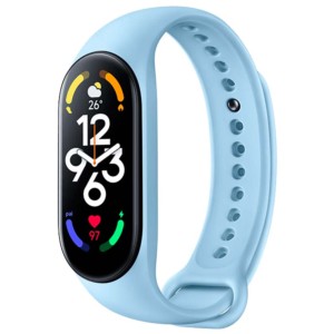 Bracelet en Silicone Original Xiaomi Smart Band 7 Bleu