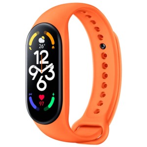 Bracelet en Silicone Original Xiaomi Smart Band 7 Orange