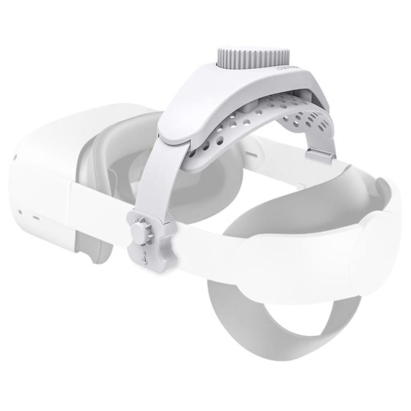 Courroie DEVASO Ajustable pour Meta Quest 3S, 3, 2, Pro, Pico 4, Pico 4 Pro Blanc - Accessoires pour lunettes VR - Ítem