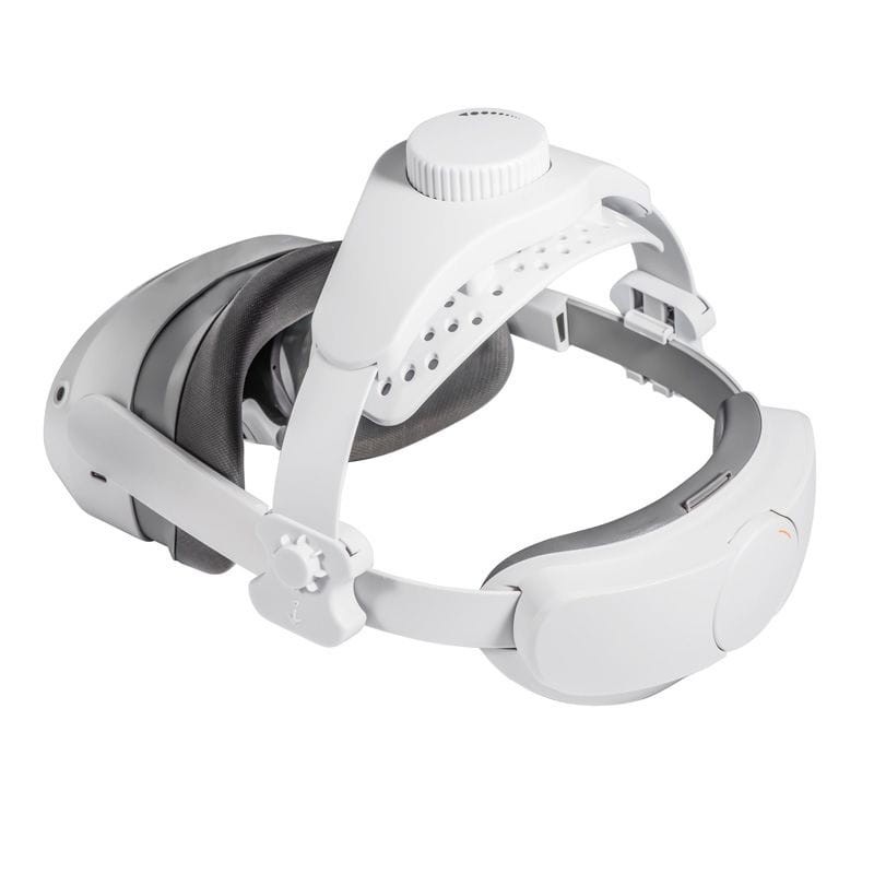 Courroie DEVASO Ajustable pour Meta Quest 3S, 3, 2, Pro, Pico 4, Pico 4 Pro Blanc - Accessoires pour lunettes VR - Ítem1