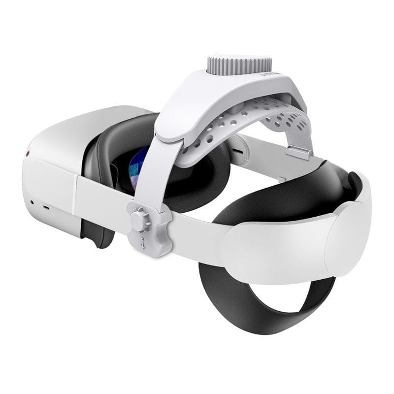 Courroie DEVASO Ajustable pour Meta Quest 3S, 3, 2, Pro, Pico 4, Pico 4 Pro Blanc - Accessoires pour lunettes VR - Ítem4