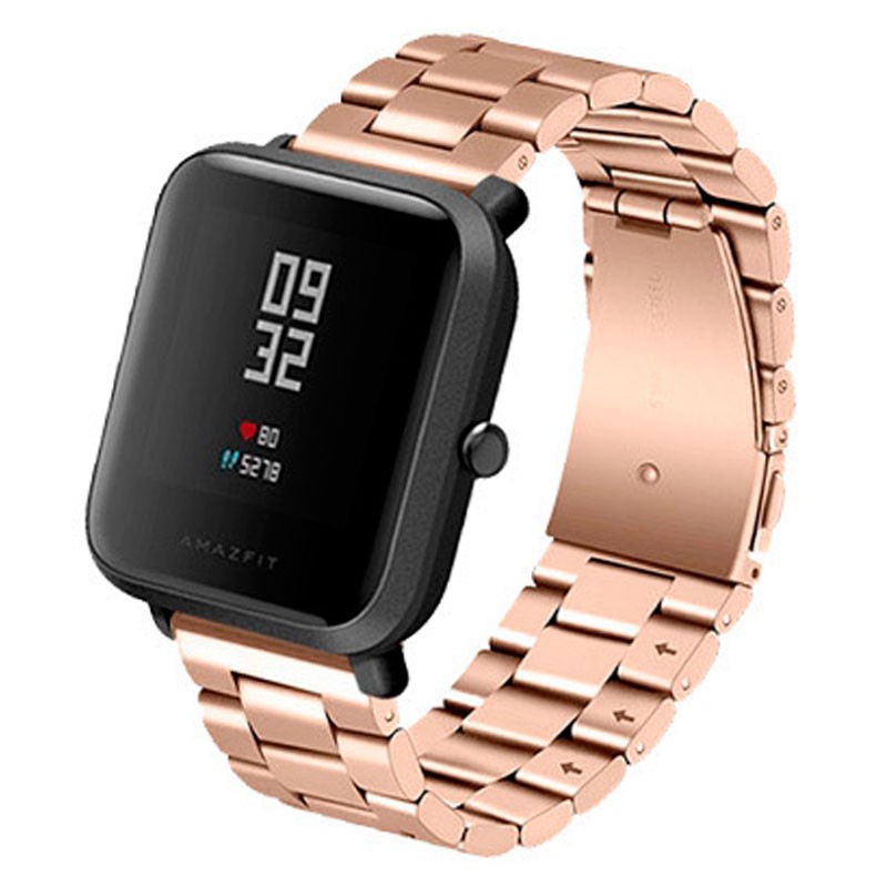 Pulseira de substituição de metal elos para Xiaomi Amazfit Bip - Item4