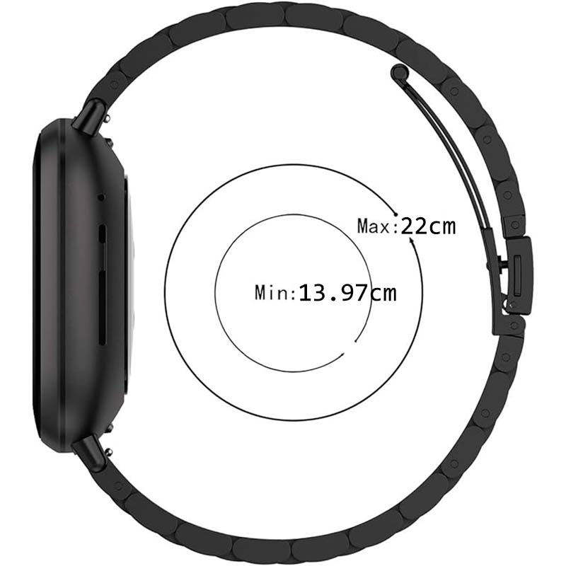 Pulseira metálica de elos dourada para Fitbit Versa 4 - Item5