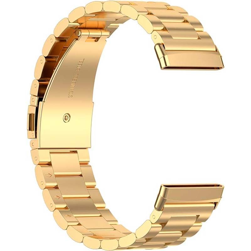Correa metálica de eslabones dorada para Fitbit Versa 4 - Ítem3