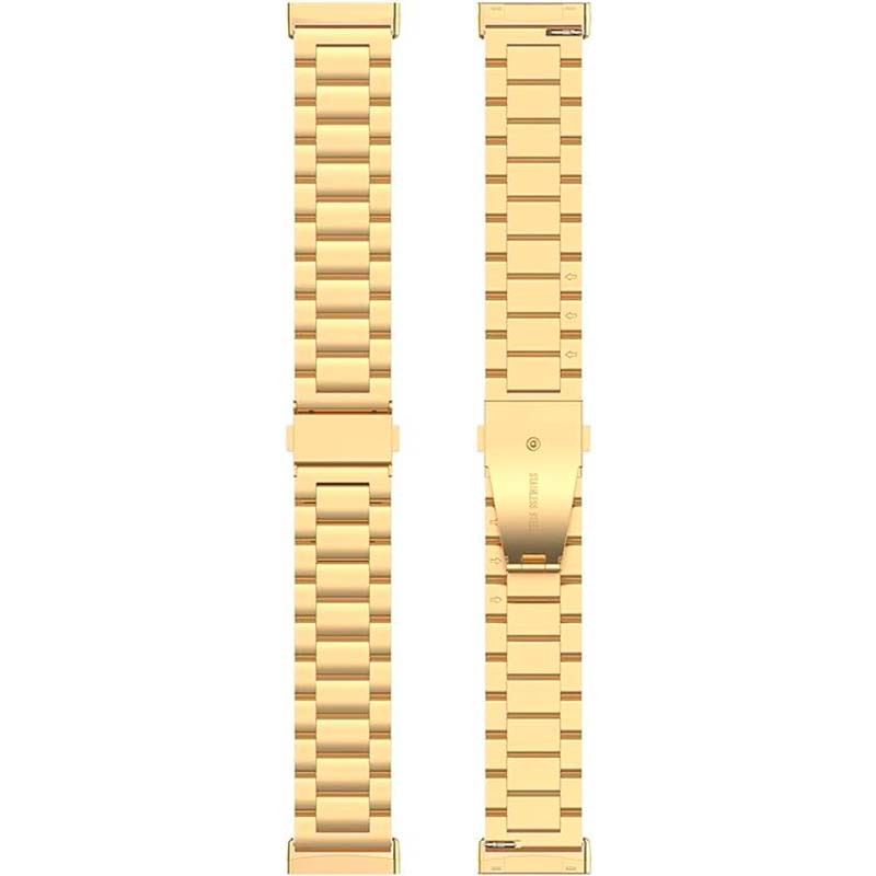 Pulseira metálica de elos dourada para Fitbit Versa 4 - Item4