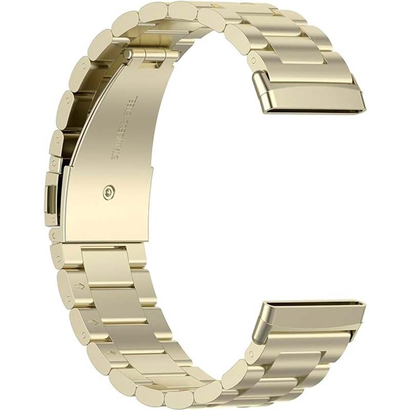 Bracelet en métal à maillons or clair pour Fitbit Versa 4 - Ítem3