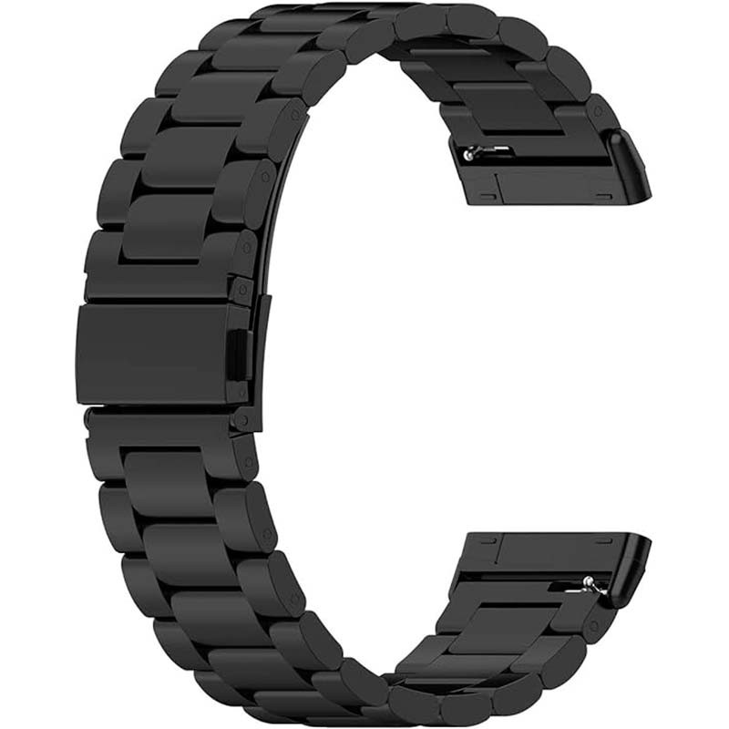 Pulseira metálica de elos preta para Fitbit Versa 4 - Item2