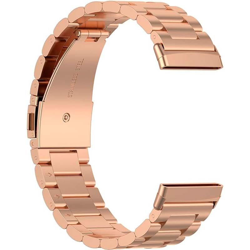 Correa metálica de eslabones rosa para Fitbit Versa 4 - Ítem3